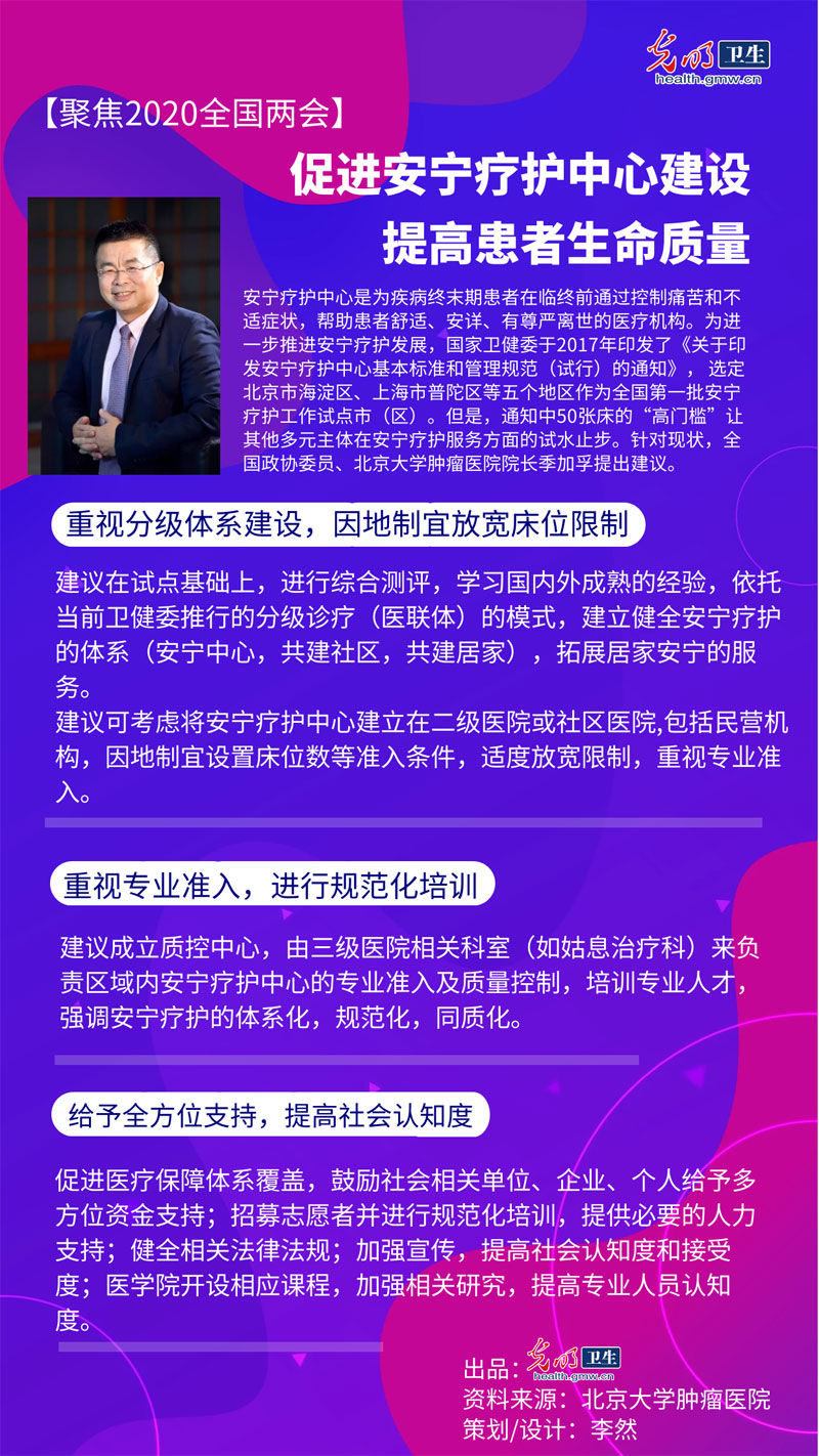 光明图说两会|季加孚委员：促进安宁疗护中心建设 提高患者生命质量
