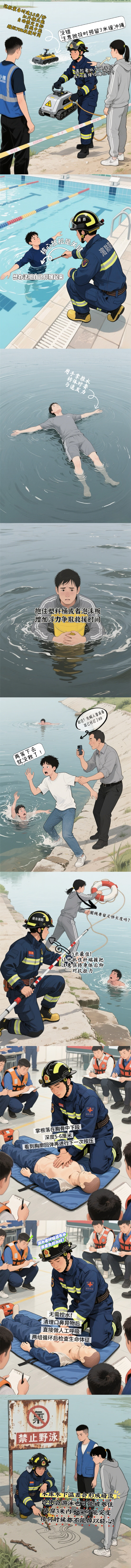 汛期险情速记录|看到有人溺水怎么办？收好这份安全提示