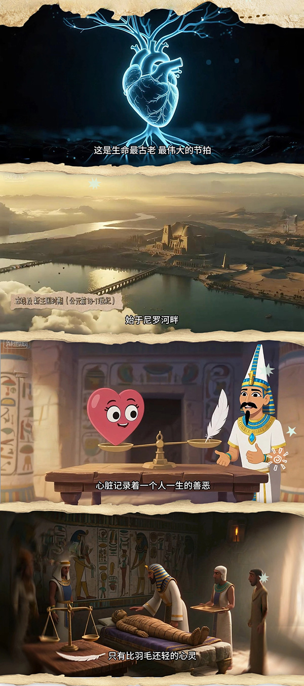 光明健康|AIGC动画《心路历程》:从灵魂居所到生命之泵 光明健康|AIGC动画《心路历程》:从灵魂居所到生命之泵