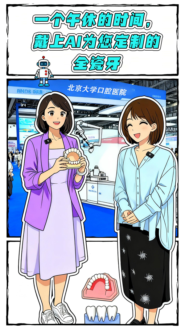 【“人工智能+”惠民生】VLOG丨一个午休的时间，戴上AI为您定制的全瓷牙