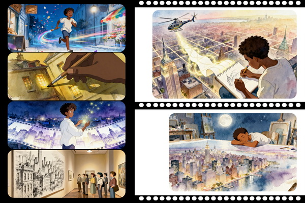 光明健康|AIGC动画《星语心愿》：我的世界，有另一种璀璨