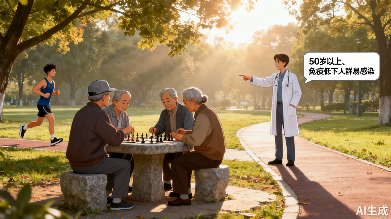 【AI科普漫画】秋季这种病高发，与年龄和免疫力有关