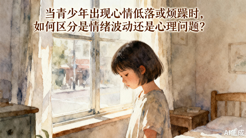 【AI科漫剧场】从烦躁到沉默，读懂青少年被忽略的求救信号