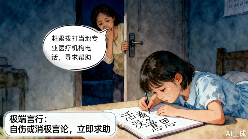 【AI科漫剧场】从烦躁到沉默，读懂青少年被忽略的求救信号