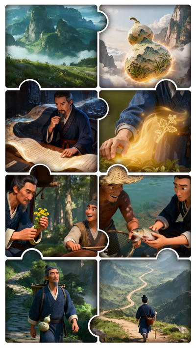 【文化中国行】光明健康|AIGC动画《本草新生》第三集：博采归宗