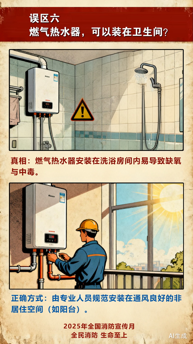 【冬季安全警示录·AI海报】这9个取暖误区可能致命，现在知道还不晚