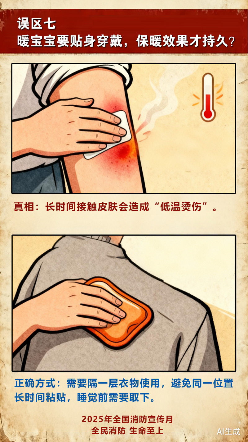 【冬季安全警示录·AI海报】这9个取暖误区可能致命，现在知道还不晚