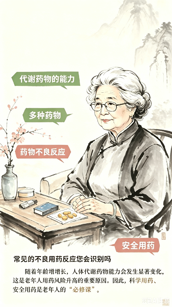 【AI漫画】老年健康宣传周|老年人用药,警惕这些“悄无声息”的危险信号(上篇) 【AI漫画】老年健康宣传周|老年人用药,警惕这些“悄无声息”的危险信号(上篇)